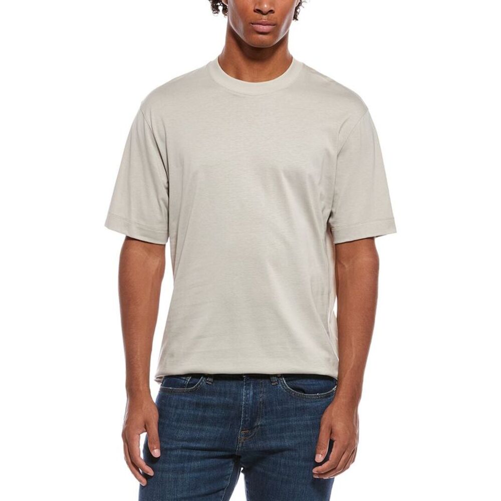 Theory Mens  Relaxed T-Shirt, Grey